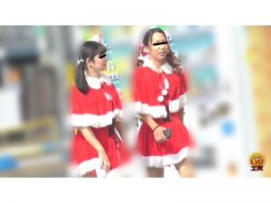 X'mas隠撮　サンタバイトおしっこ