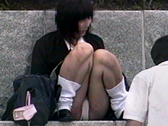 モロ見えパンツ盗撮 4時間 Part1